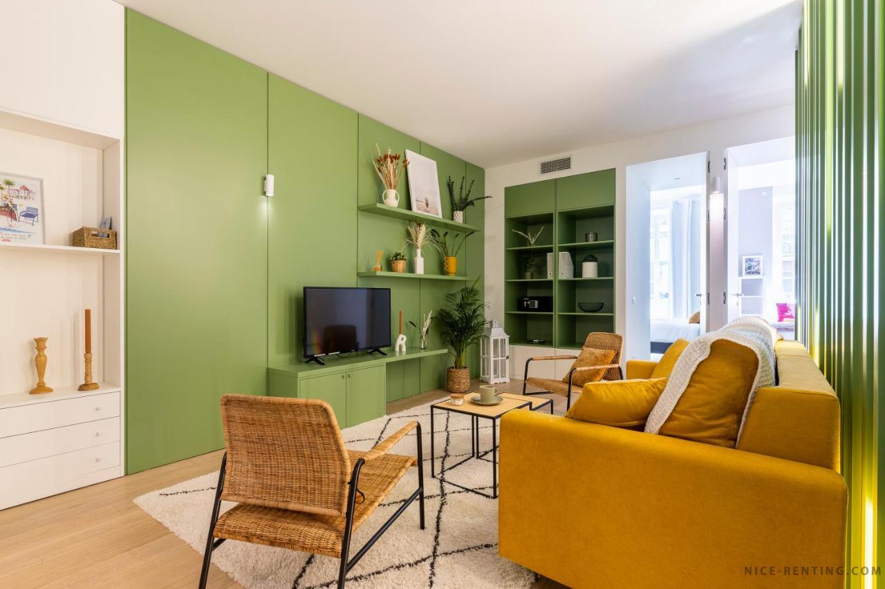 Nice Renting - Bavastro - Luxurious Loft - 2 Bedroom - Ac - Balcony - Trendy Neighborhood Eksteriør bilde