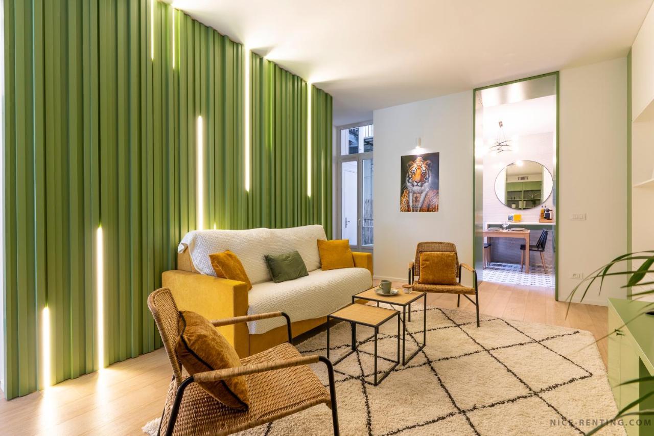 Nice Renting - Bavastro - Luxurious Loft - 2 Bedroom - Ac - Balcony - Trendy Neighborhood Eksteriør bilde