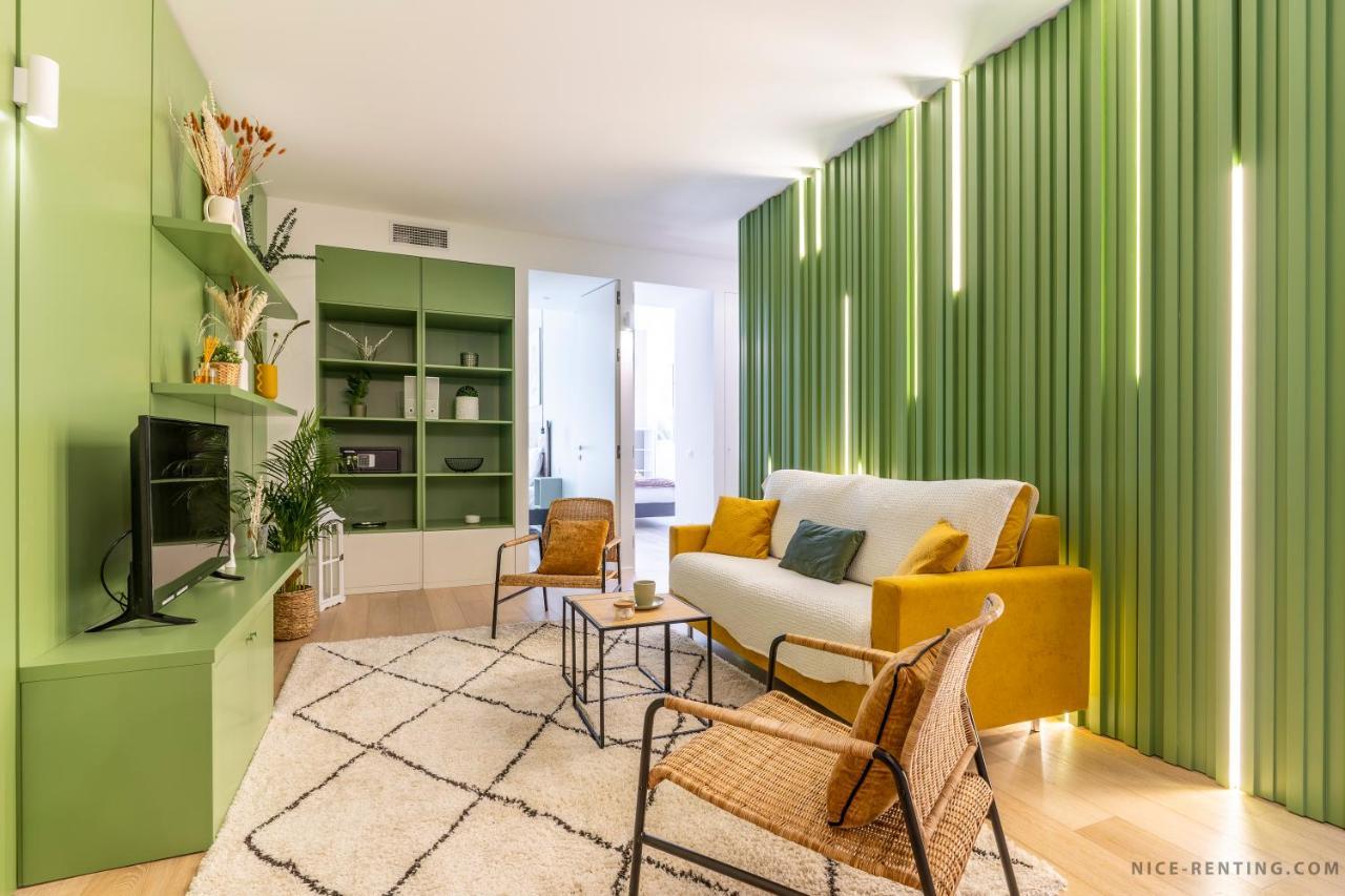 Nice Renting - Bavastro - Luxurious Loft - 2 Bedroom - Ac - Balcony - Trendy Neighborhood Eksteriør bilde