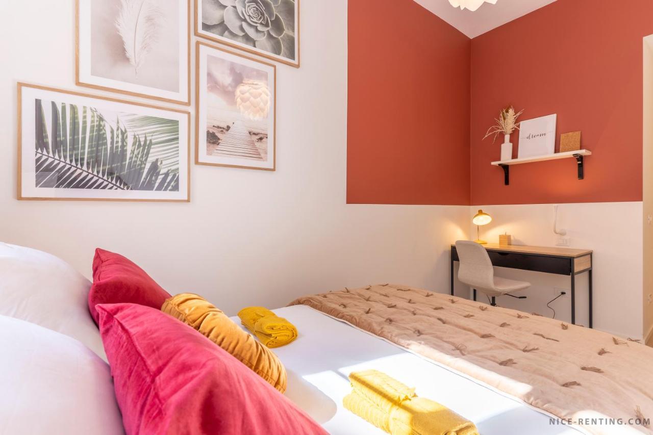 Nice Renting - Bavastro - Luxurious Loft - 2 Bedroom - Ac - Balcony - Trendy Neighborhood Eksteriør bilde
