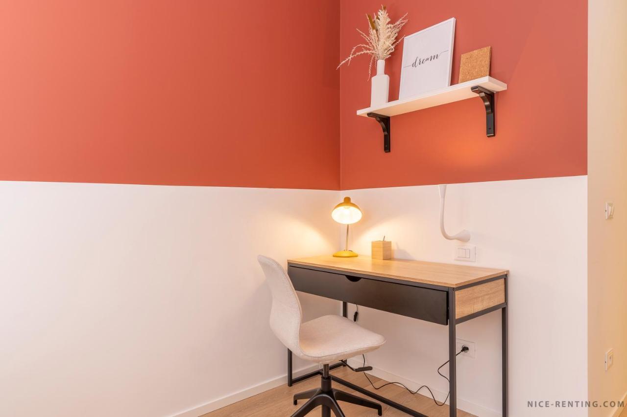Nice Renting - Bavastro - Luxurious Loft - 2 Bedroom - Ac - Balcony - Trendy Neighborhood Eksteriør bilde