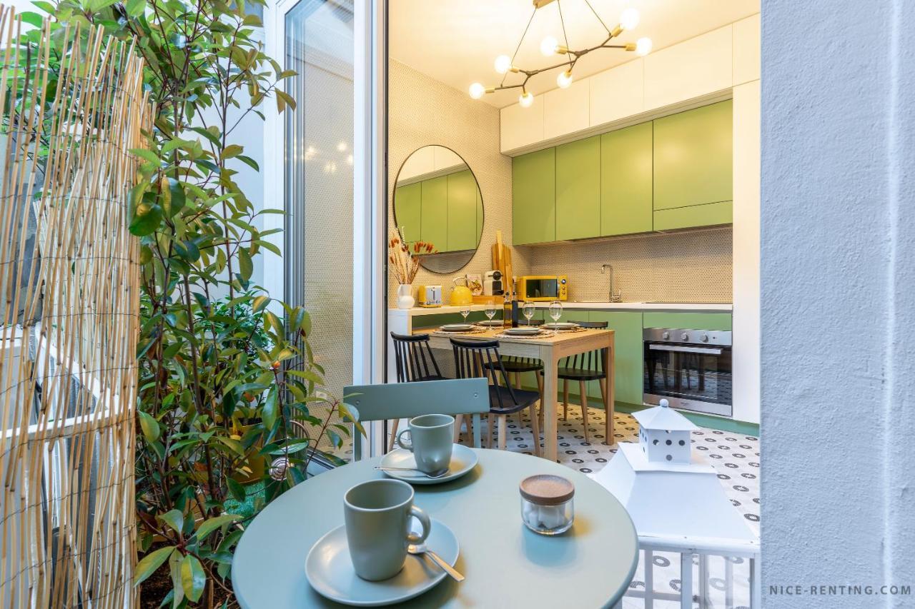 Nice Renting - Bavastro - Luxurious Loft - 2 Bedroom - Ac - Balcony - Trendy Neighborhood Eksteriør bilde
